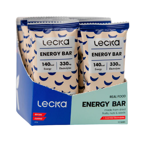 Banana Cinnamon Energy Bars by Lecka