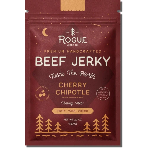 Cherry Chipotle Beef Jerky by Rogue Jerky Co.