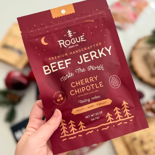 Cherry Chipotle Beef Jerky by Rogue Jerky Co. - Image 5
