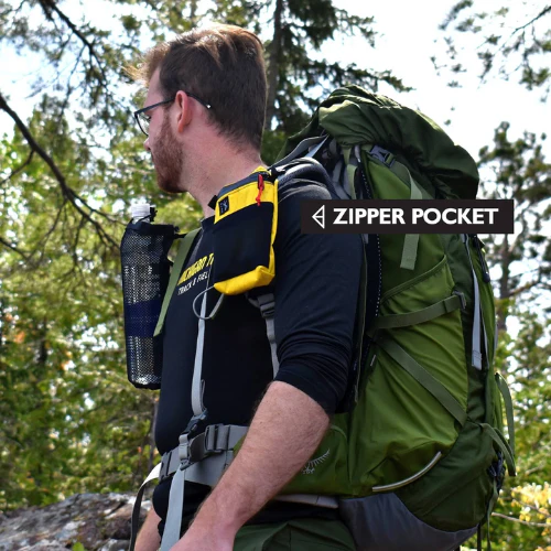 Zippered Shoulder Strap Pocket by Chicken Tramper Gear - Image 12