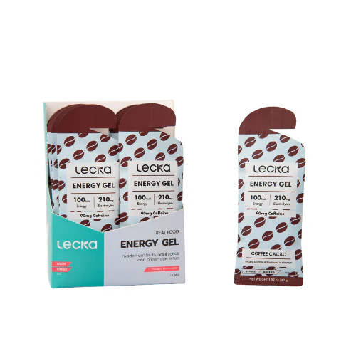 Coffee Cacao Energy Gels by Lecka