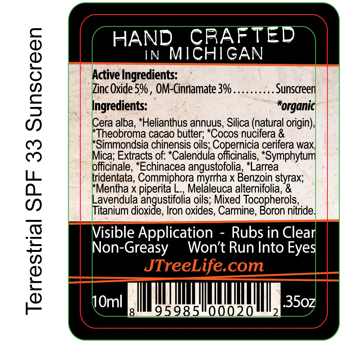 Sunscreen Face Stick by Joshua Tree Skin Care - Image 3