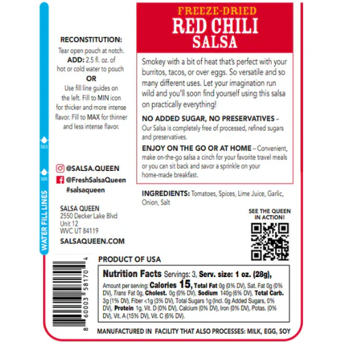 Freeze-Dried Red Chili Salsa by Salsa Queen - Image 3