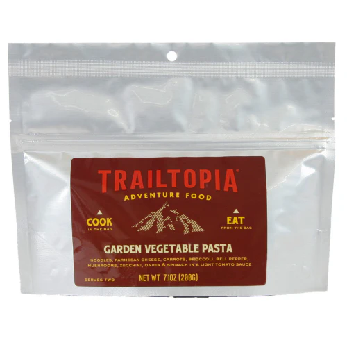 Garden Vegetable Pasta by Trailtopia