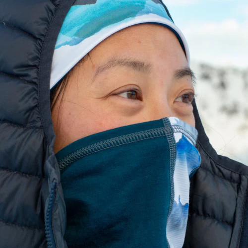Geo Merino Wool Neck Gaiter by Alpine Fit - Image 7