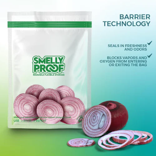 Heavy Duty Clear Flat Reusable Bags by Smelly Proof - Image 4