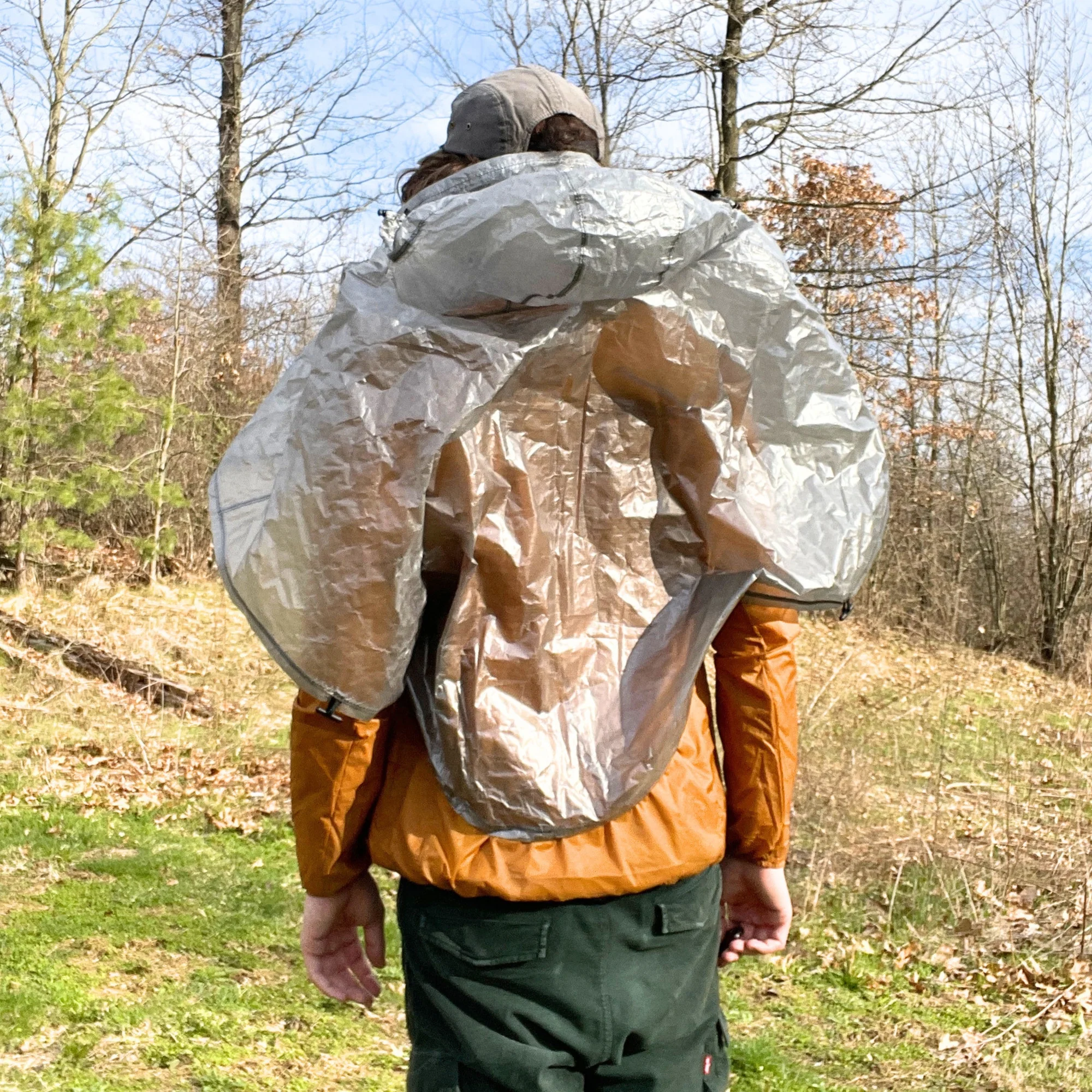 Dyneema Hooded Half-Poncho by MooseTrack Packs - Image 19