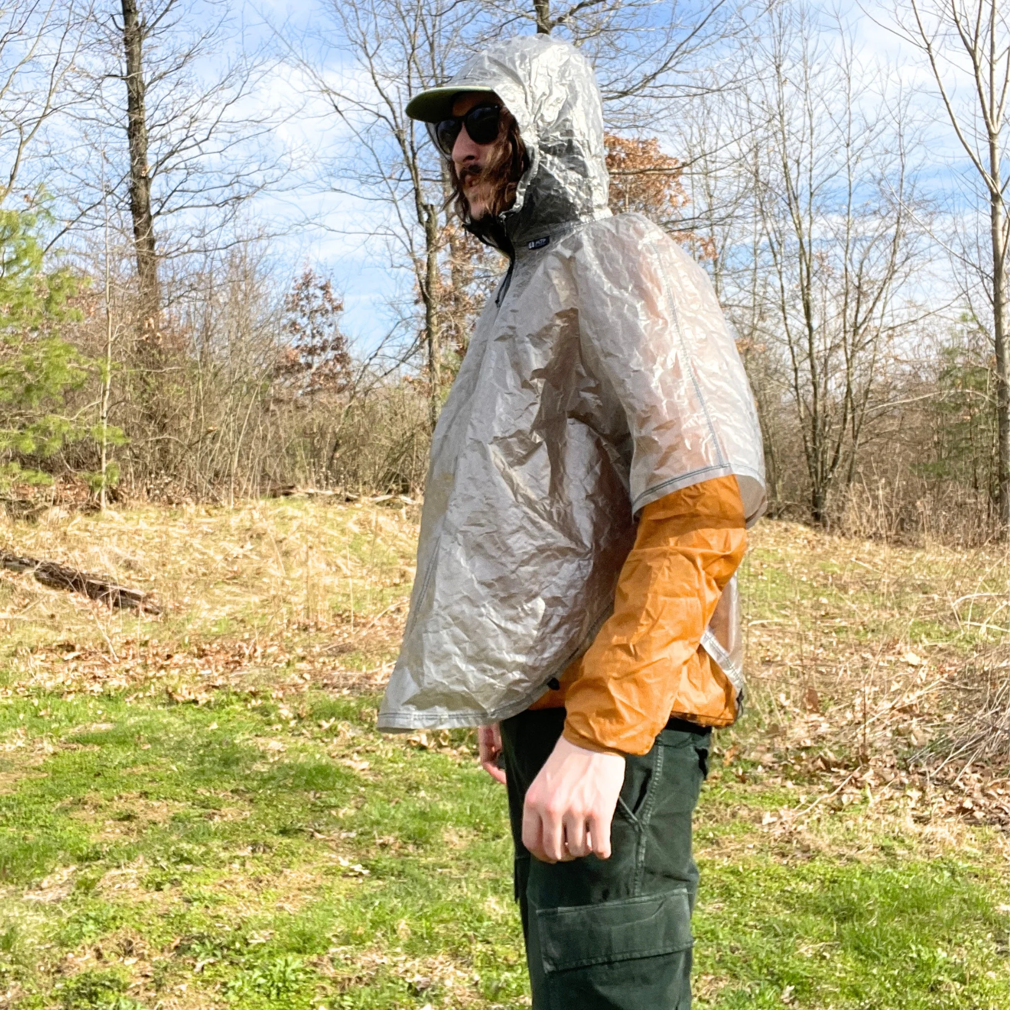Dyneema Hooded Half-Poncho by MooseTrack Packs - Image 22