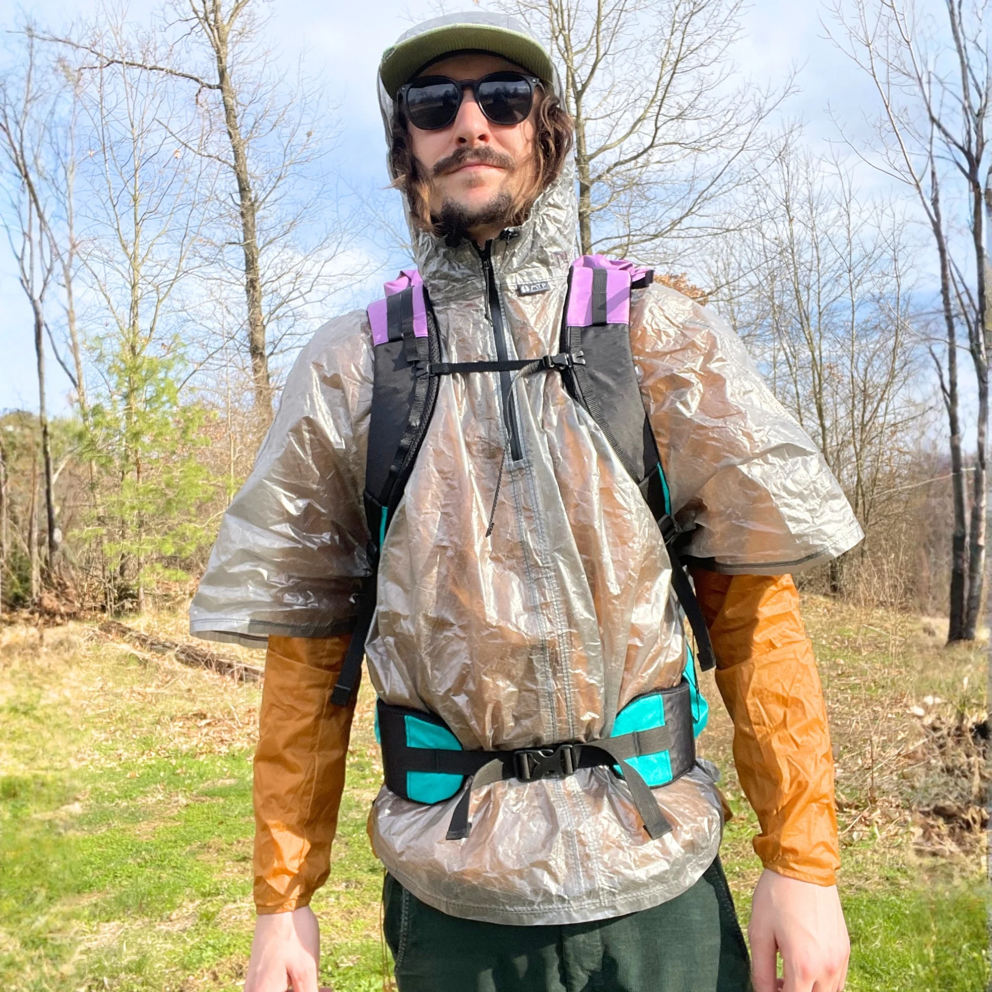 Dyneema Hooded Half-Poncho by MooseTrack Packs - Image 23