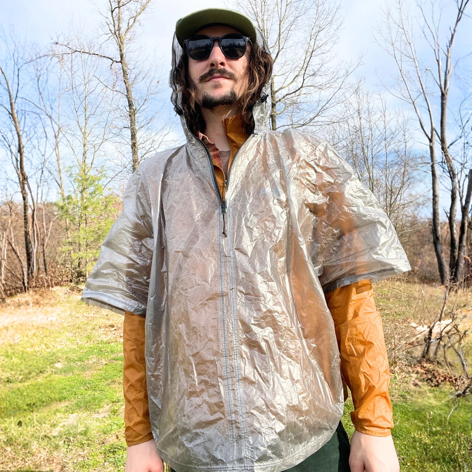 Dyneema Hooded Half-Poncho by MooseTrack Packs - Image 3