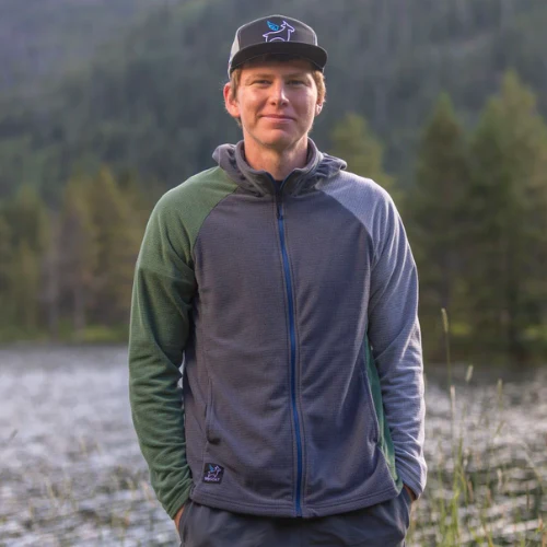 Men's Full Zip Fleece Jacket by SkyGOAT - Image 11