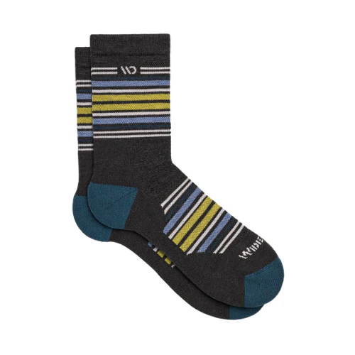 Men's Multi Stripe Cushioned Micro Crew Socks by WIDE OPEN Socks - Image 3