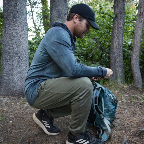 Men's Solstice Lightweight Wool Hoodie by Ridge Merino - Image 8
