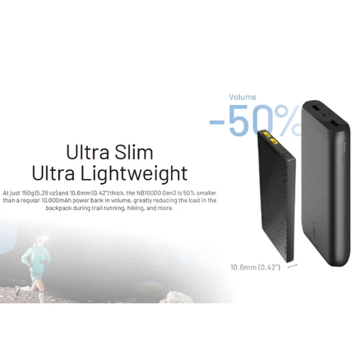 NB10000 Gen 3 ultra-slim Power Bank by Nitecore - Image 7