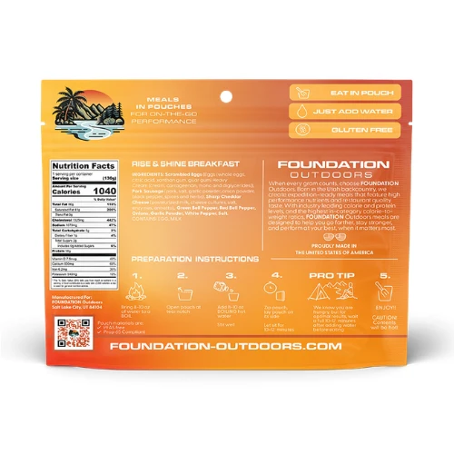 Rise & Shine Breakfast Meal by Foundation Outdoors - Image 3