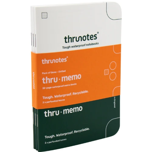 Thru Memo Waterproof Notebooks by thrunotes