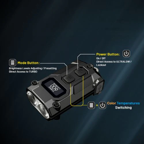 TINI 3 600 Lumen Rechargeable Keychain Flashlight by Nitecore - Image 10