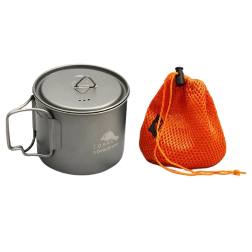 Titanium 550ml Pot (Ultralight Version) by TOAKS - Image 2