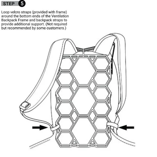 Ultralight Backpack Ventilation Frame by Vaucluse Backpack Ventilation Gear - Image 24