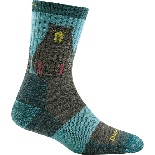 Women's Bear Town Micro Crew Lightweight Hiking Sock by Darn Tough - Image 2