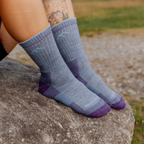 Women's Hiker Micro Crew Midweight Hiking Sock by Darn Tough - Image 12