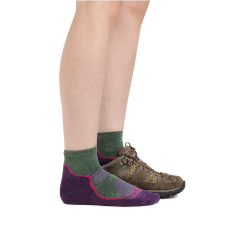 Women's Light Hiker Quarter Lightweight Hiking Sock by Darn Tough - Image 5