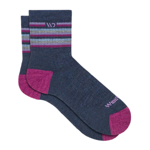 Women's Multi Stripe Cushioned Micro Crew Socks by WIDE OPEN Socks - Image 4
