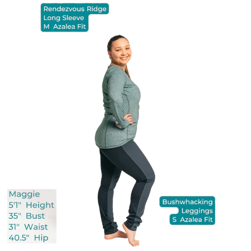 Women's Rendezvous Ridge Long Sleeve by Alpine Fit - Image 15